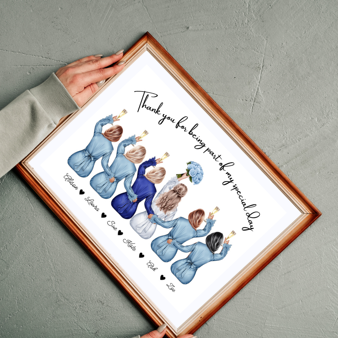 Bridal Party Framed Print