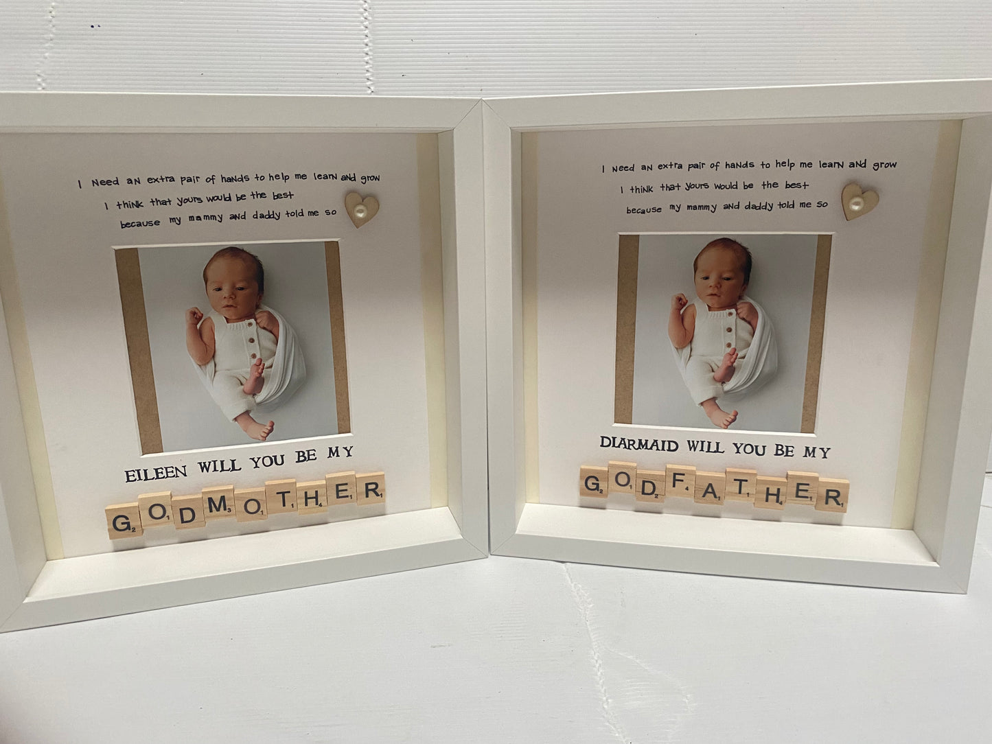 Will you be my Godmother/Godfather frame