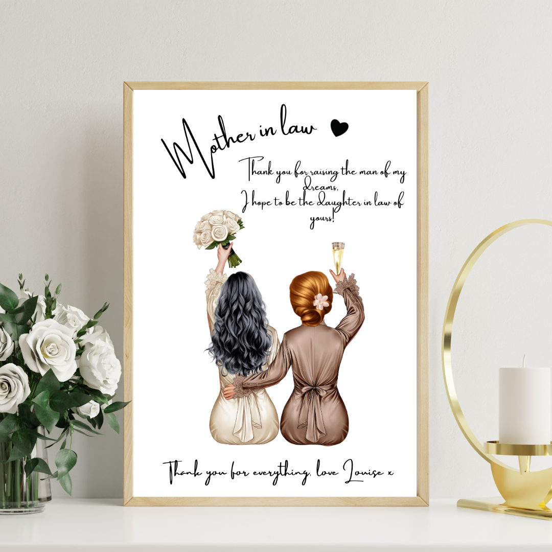 Mother in law Framed Print