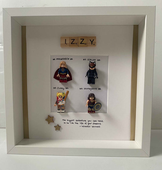 Girls Lego Superhero Frame
