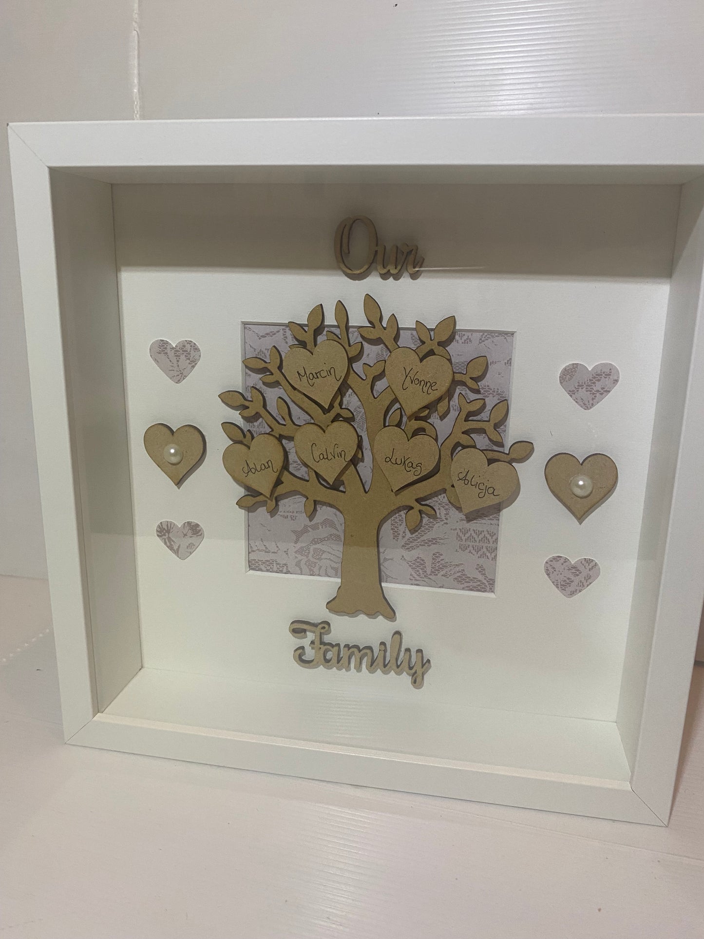 Our Family Tree Frame-With lettering