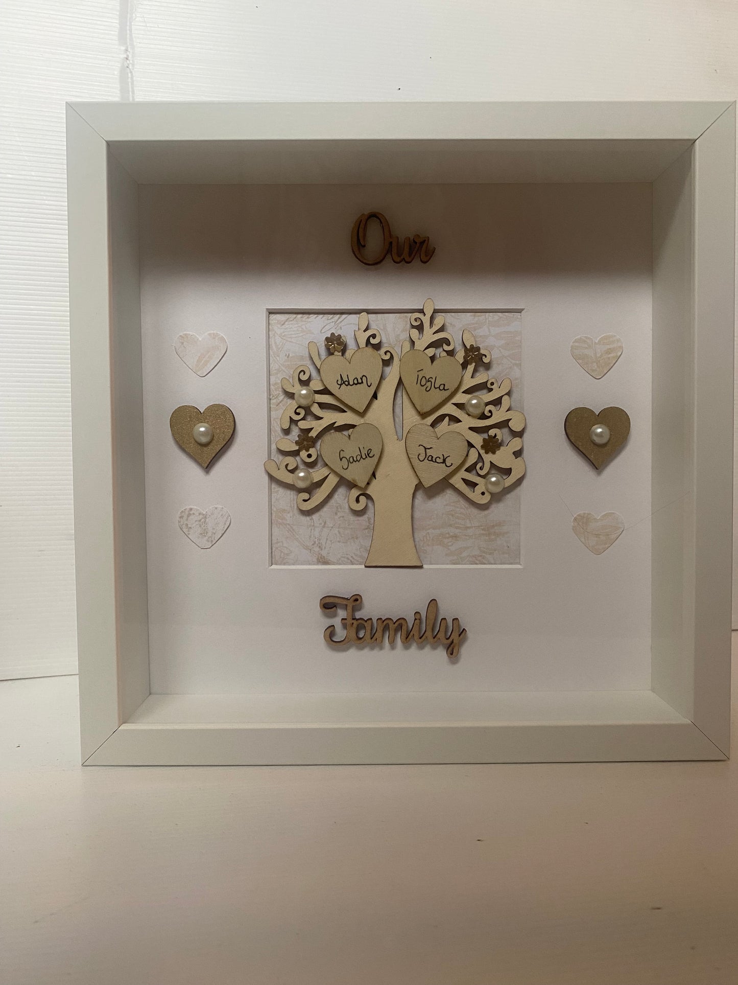 Our Family Tree Frame-With lettering