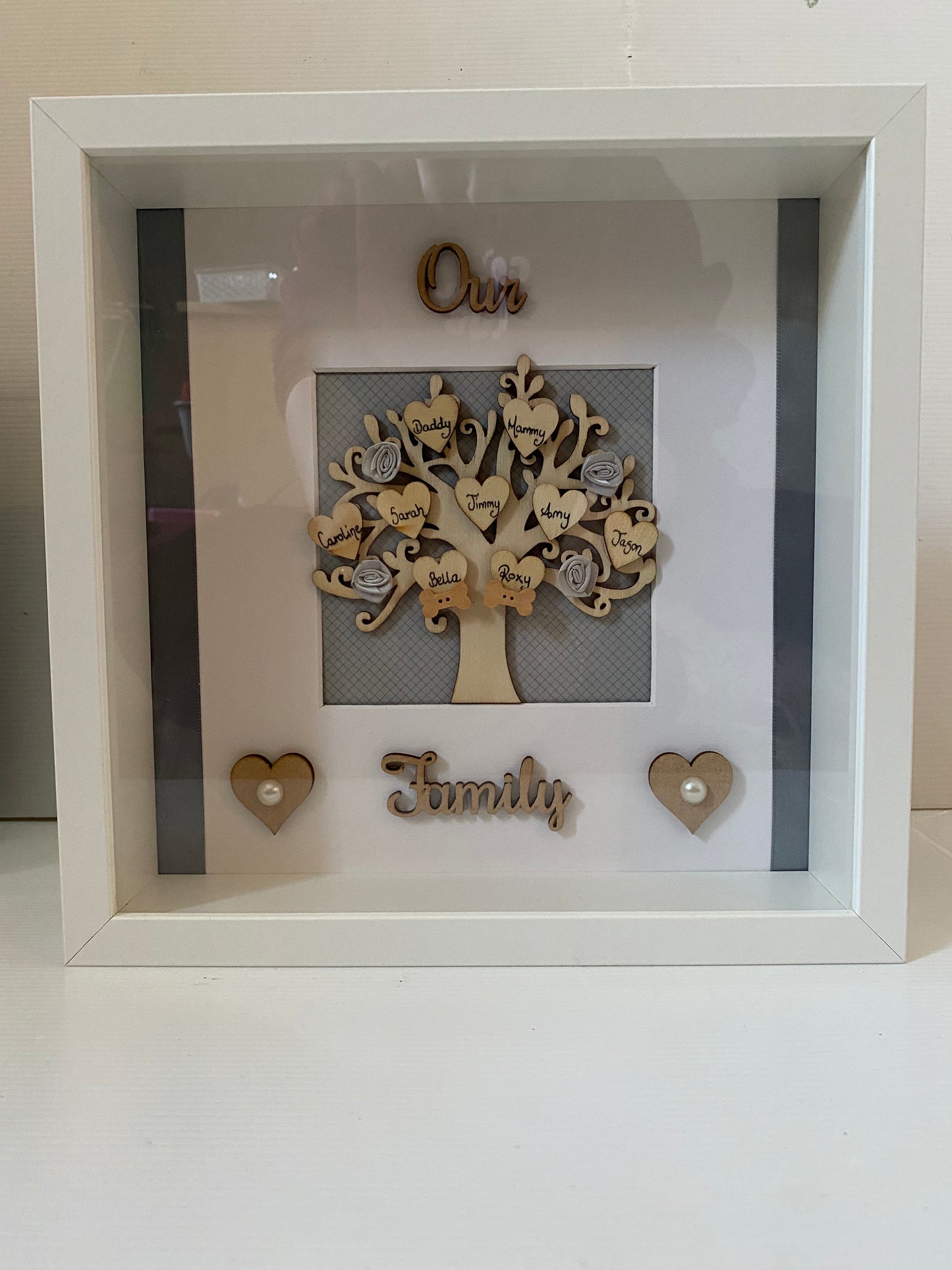 Our Family Tree Frame-With lettering