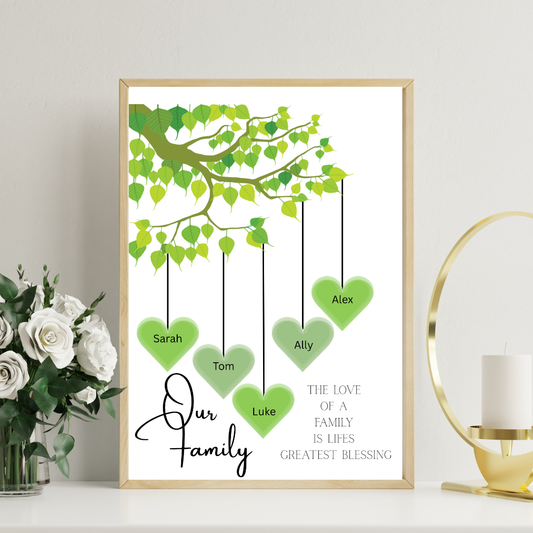 Family Tree Framed Print