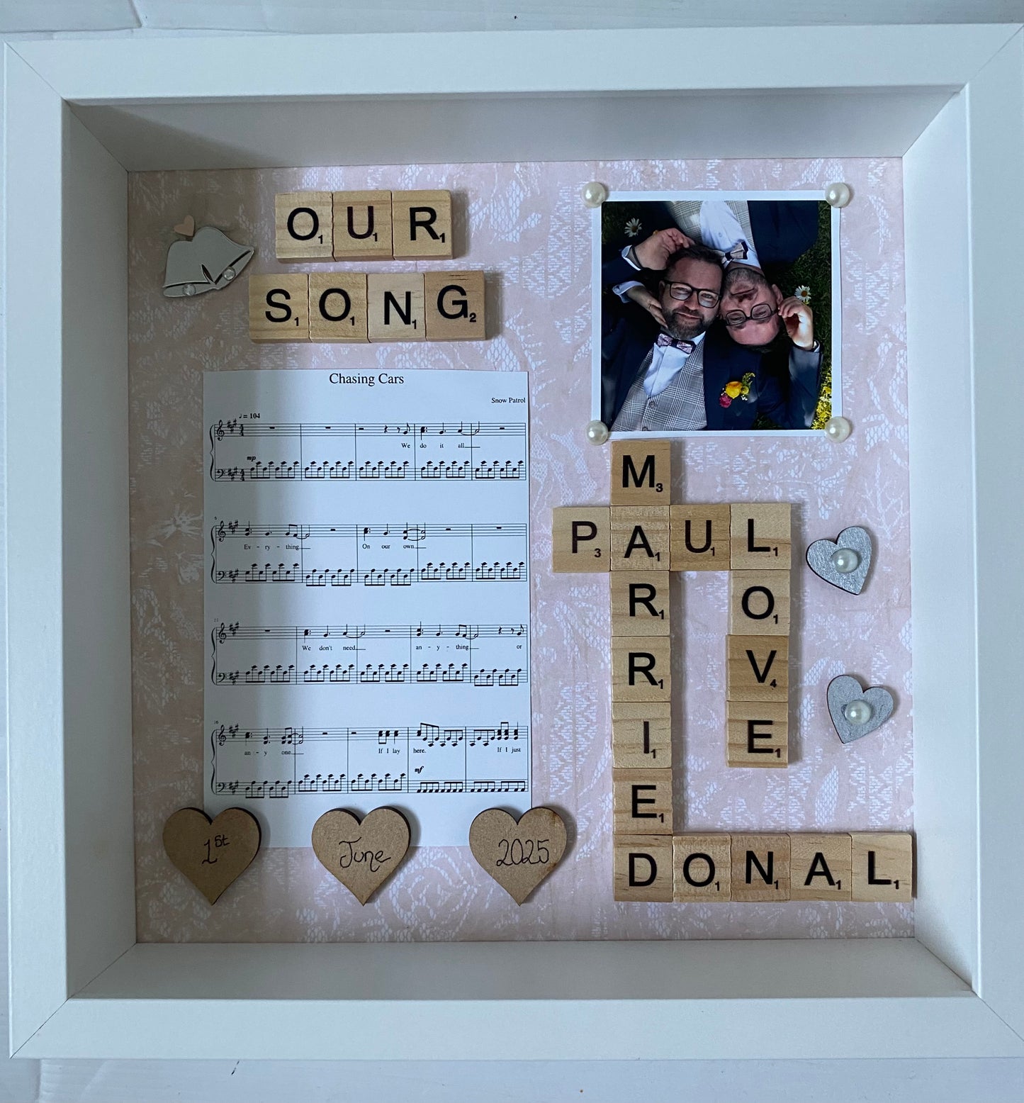 Wedding Frame With Wedding Song