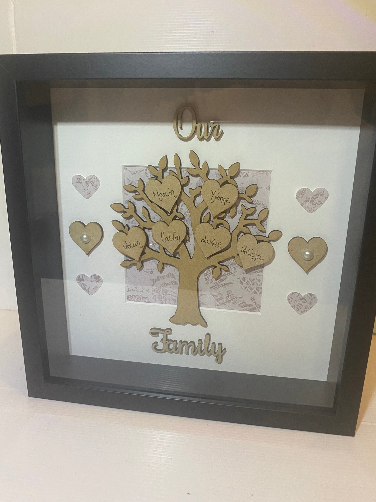 Our Family Tree Frame-With lettering