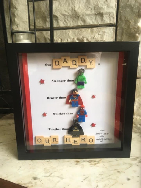 Lego Superhero Frame-dad/grandad
