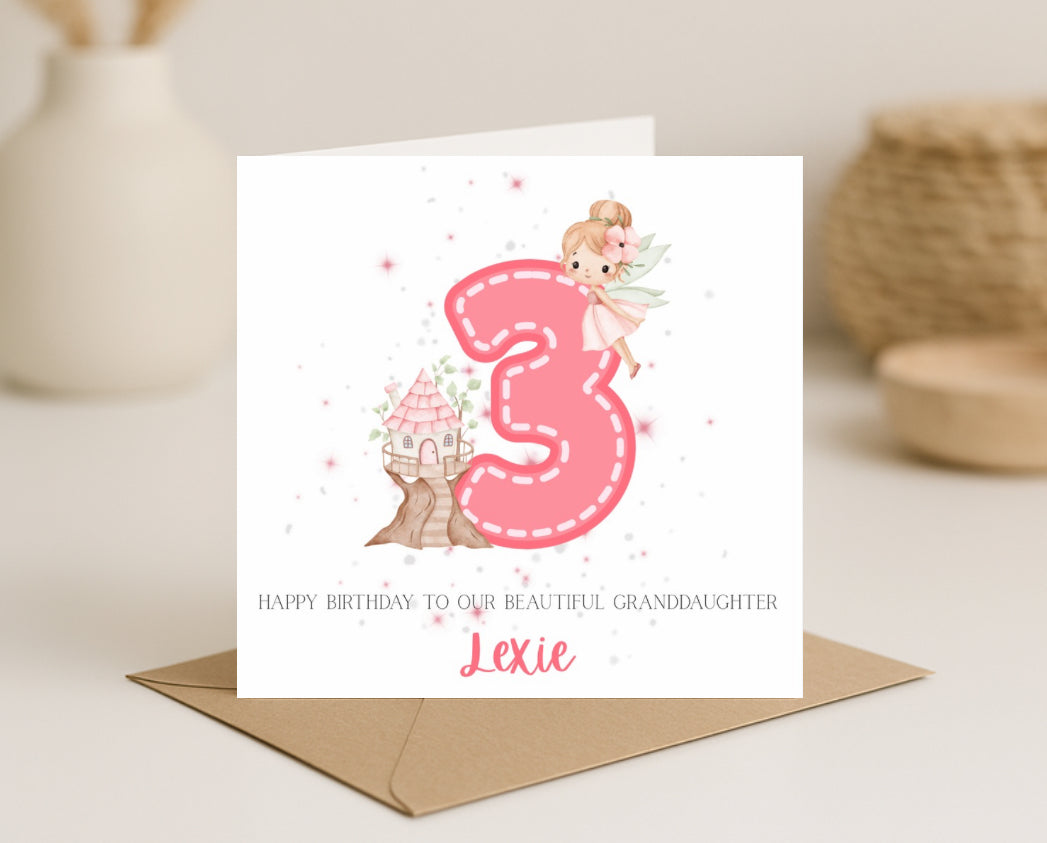 Fairy Birthday Card