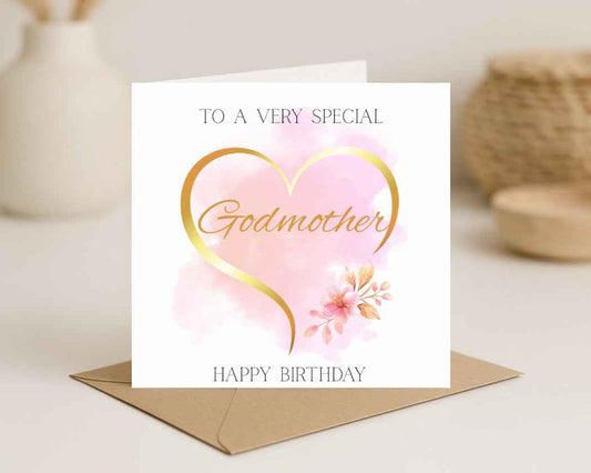 Godmother Birthday Card