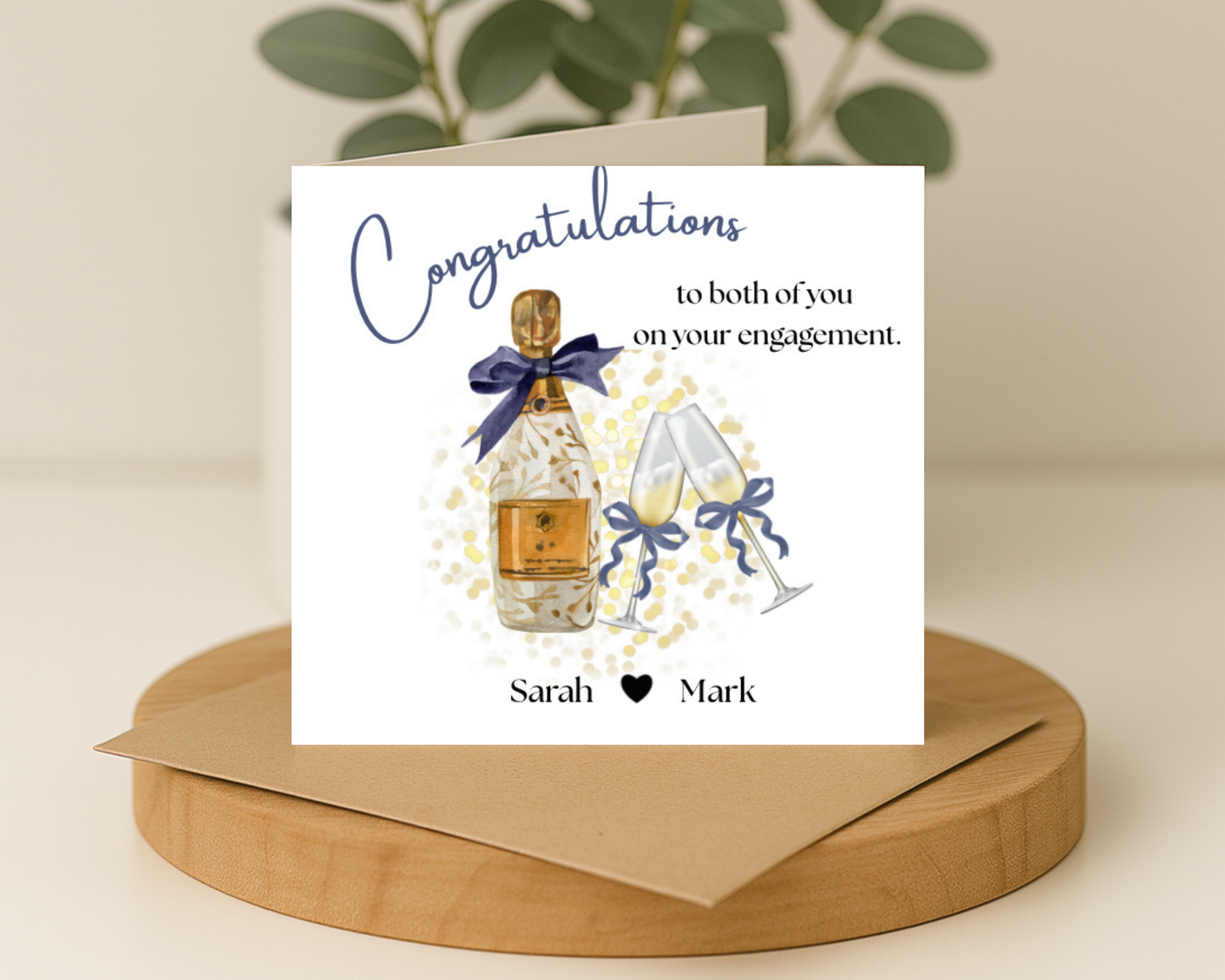 Personalised Engagement Card