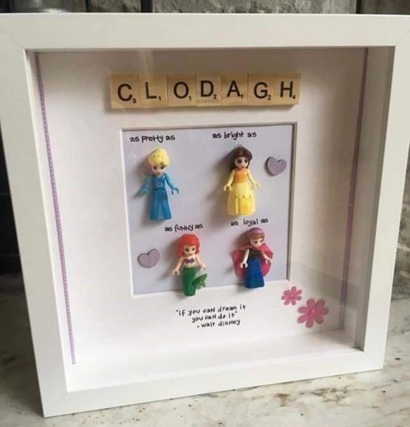 Princess Lego Character Frame