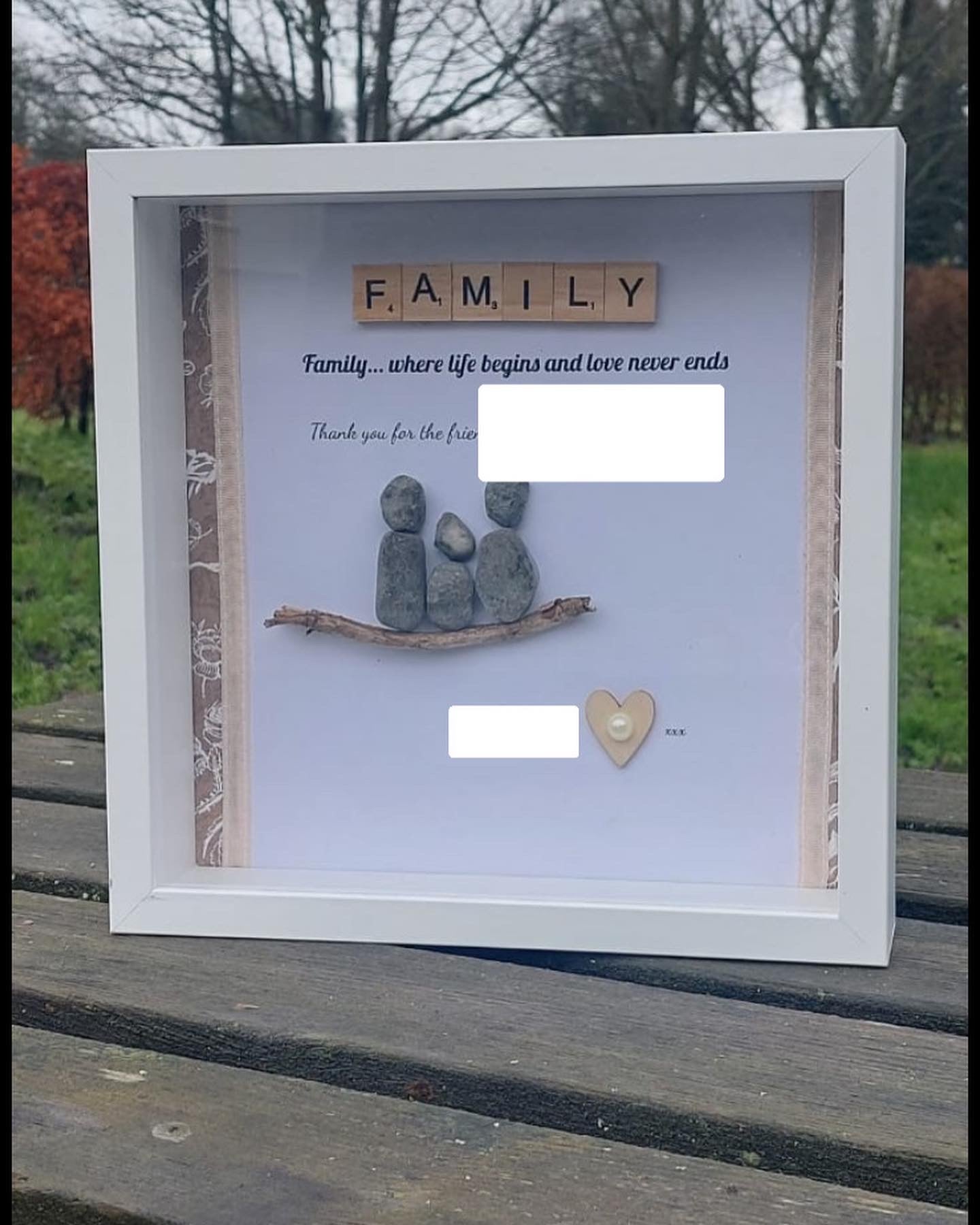 Pebble Art Frame
