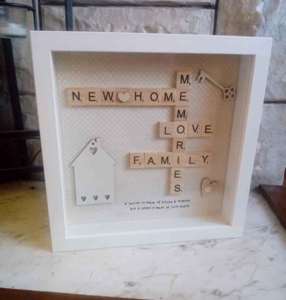 New Home Frame-Names With Quote