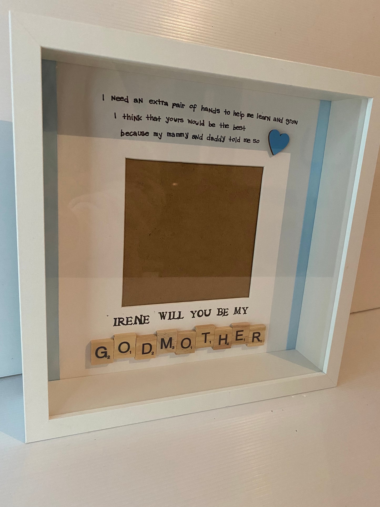 Will you be my Godmother/Godfather frame