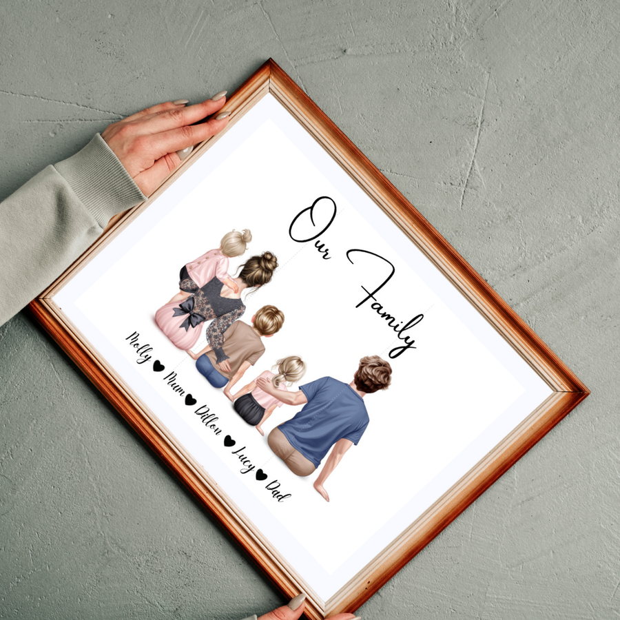 Personalised Family Framed Print