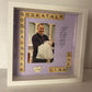 Godmother and godchild personalised frame. Handmade in Ireland. A unique gift for any godmother or godfather 
