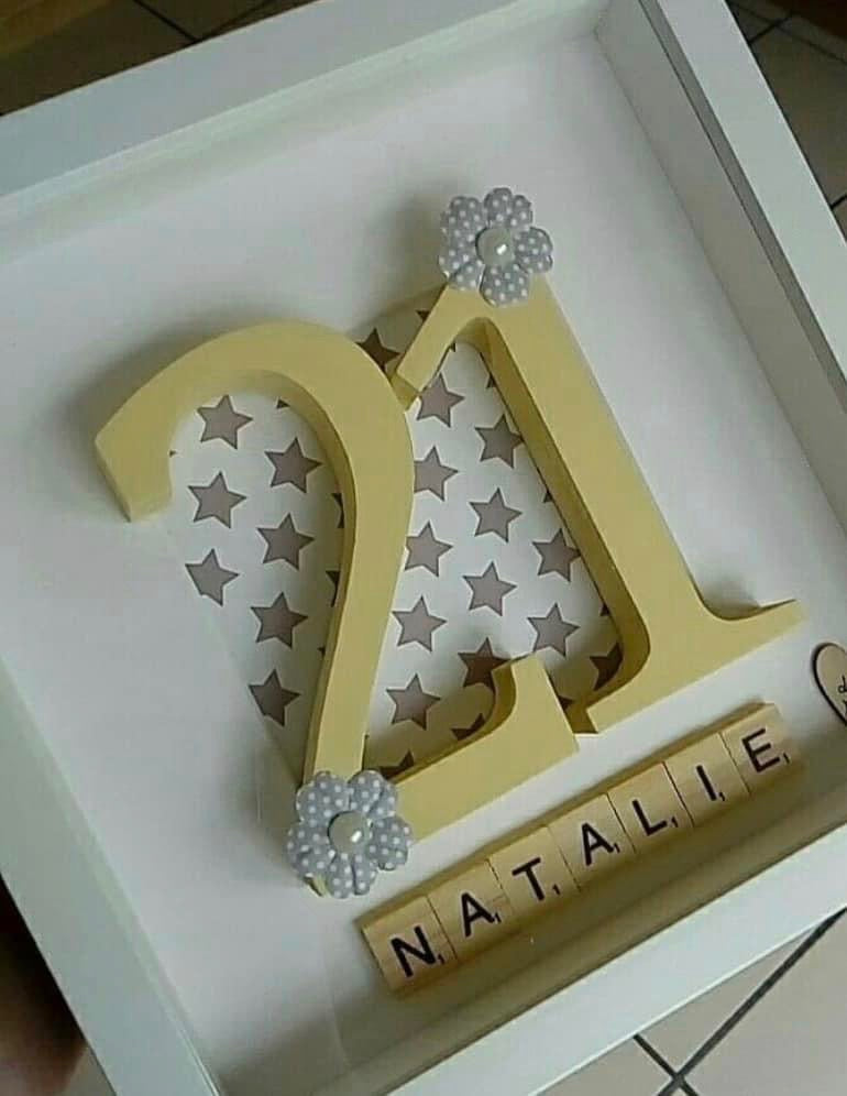 Birthday Frame-Large Numbers