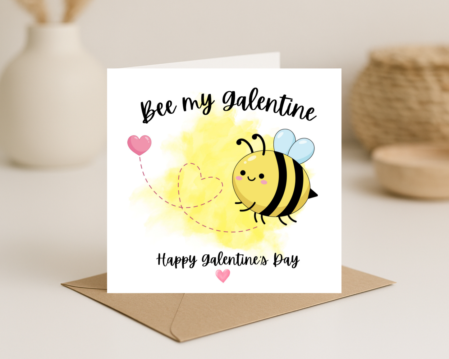 Bee My Galentine Card