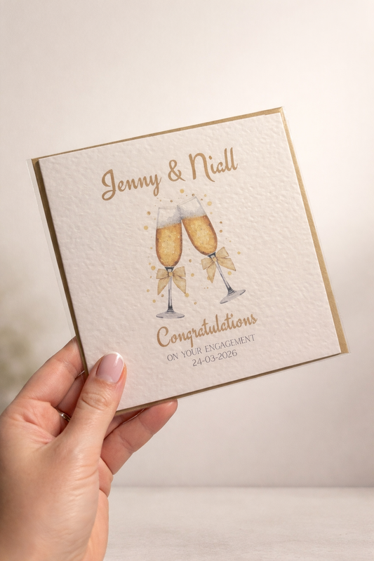 Personalised Engagement Card