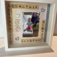 Godmother and godchild personalised frame. Handmade in Ireland. A unique gift for any godmother or godfather 