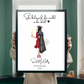 Personalised Female Graduation Framed Print