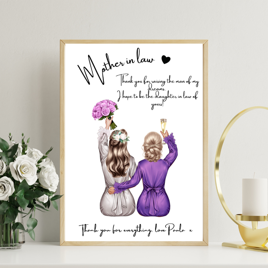 Mother in law Framed Print