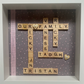 Family Scrabble Frame