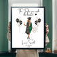 Personalised Female Graduation Framed Print