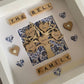 Personalised family tree frame 