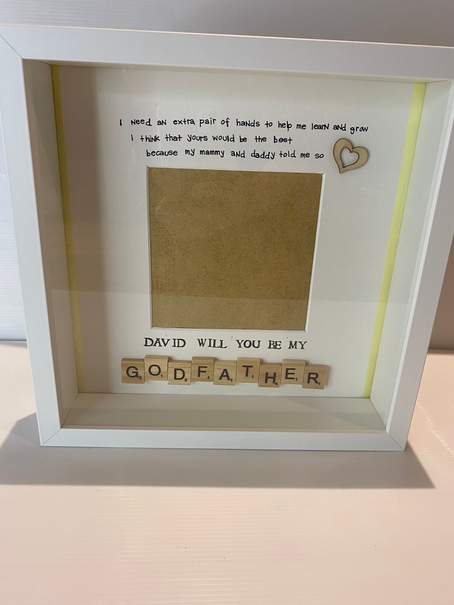 Will you be my Godmother/Godfather frame