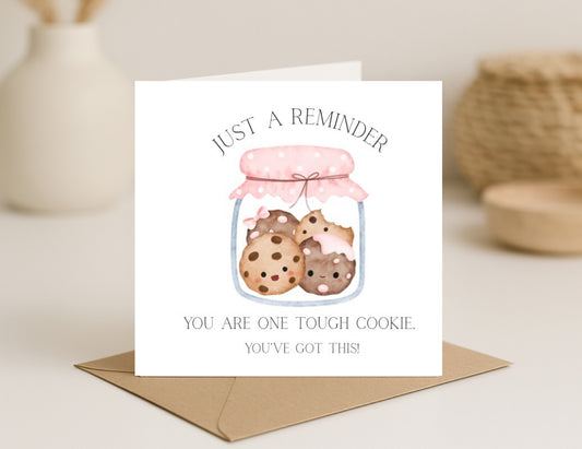 Tough cookie card