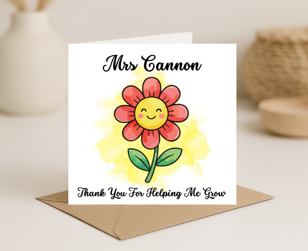 Thank You & Teacher Cards