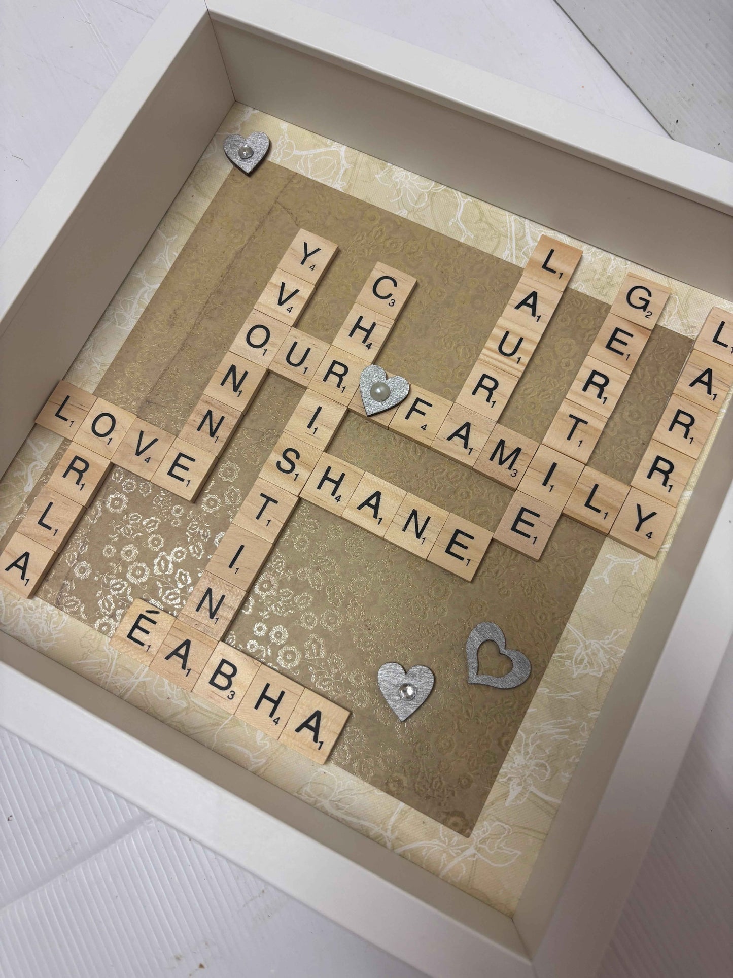 Family Scrabble Frame