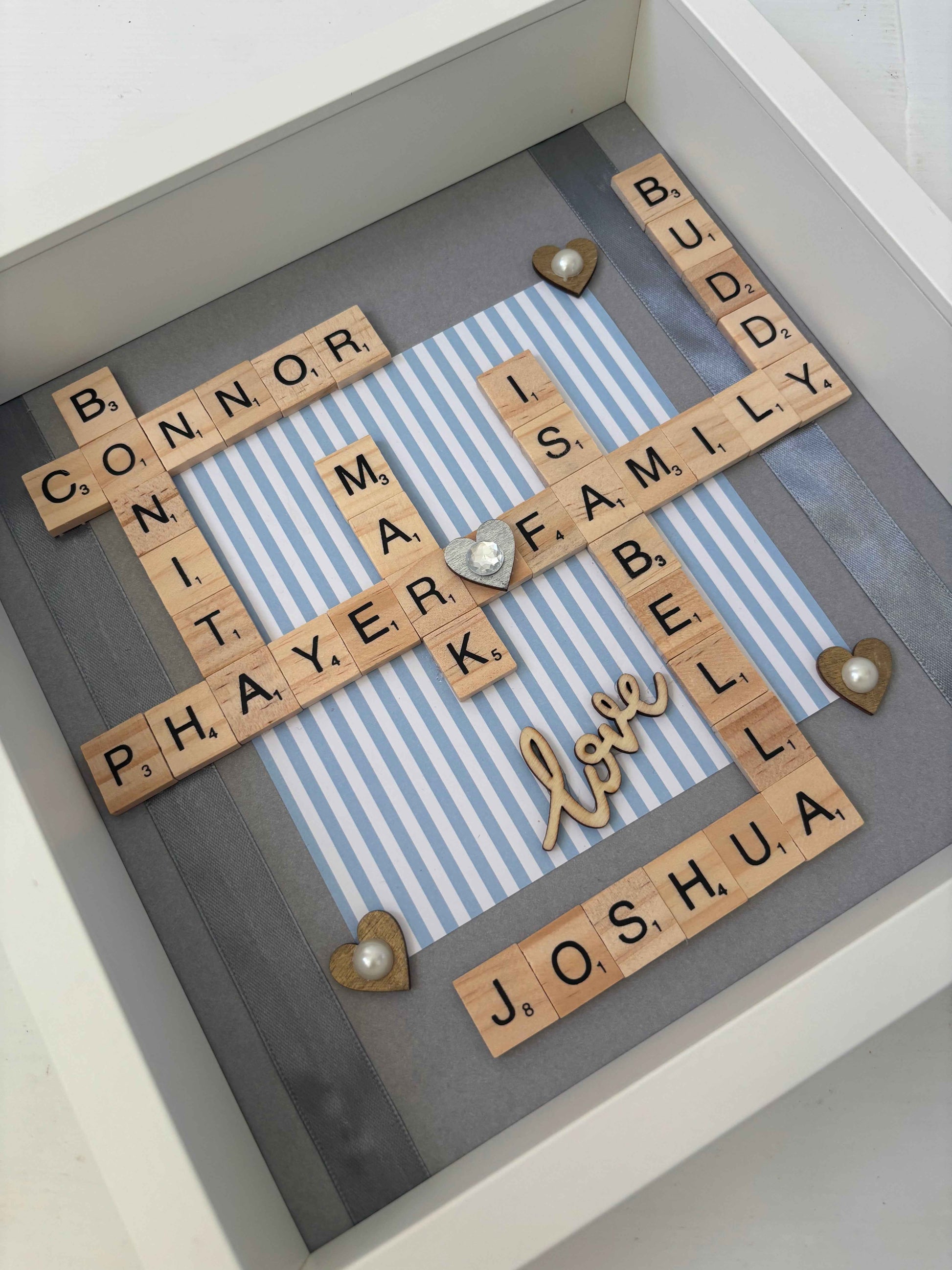 Family Scrabble Frame