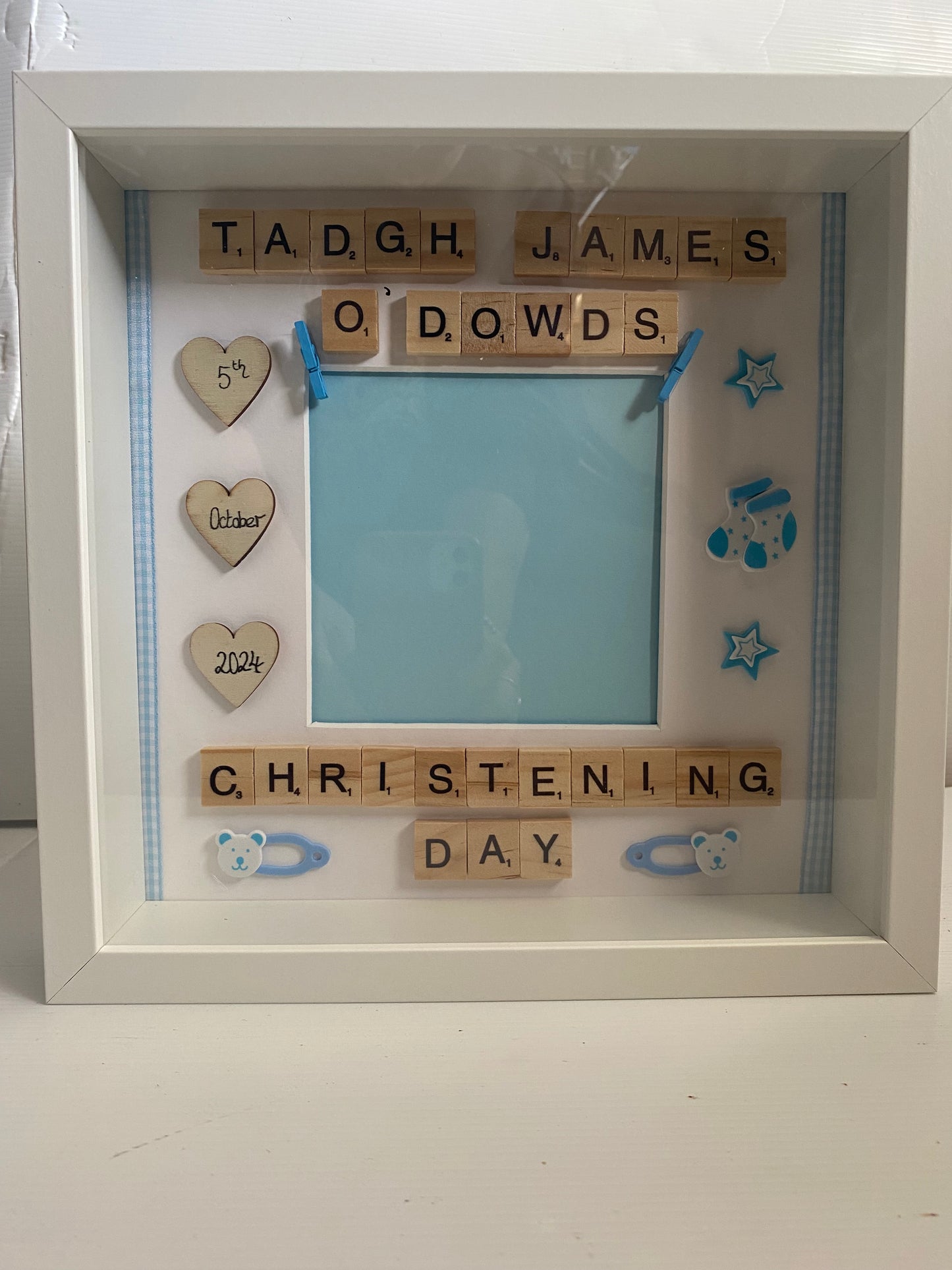 Christening Frame-With Photograph