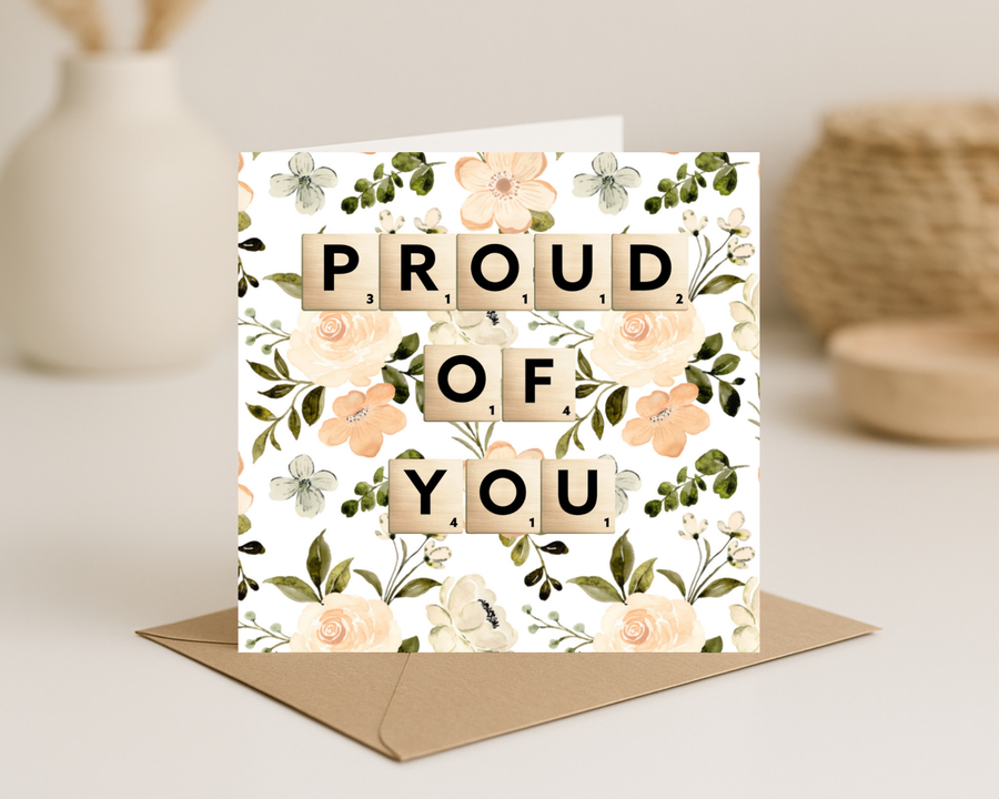 Proud of you card