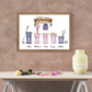 Wellie Boot Framed Family Print
