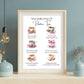 Positive Tea Quote Framed Print