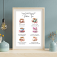 Positive Tea Quote Framed Print