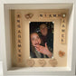 Personalised Scrabble Engagement Frame with space for a photo 