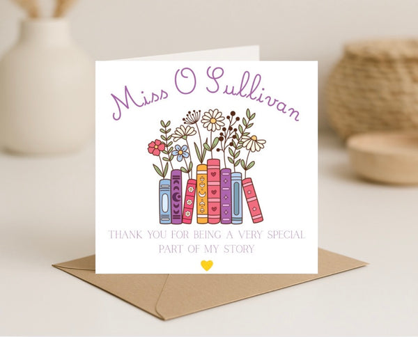 Thank You Teacher/Sna Card