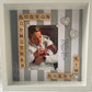 Godmother and godchild personalised frame. Handmade in Ireland. A unique gift for any godmother or godfather 