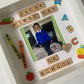 Personalised first day of school frame. Handmade in Ireland 
