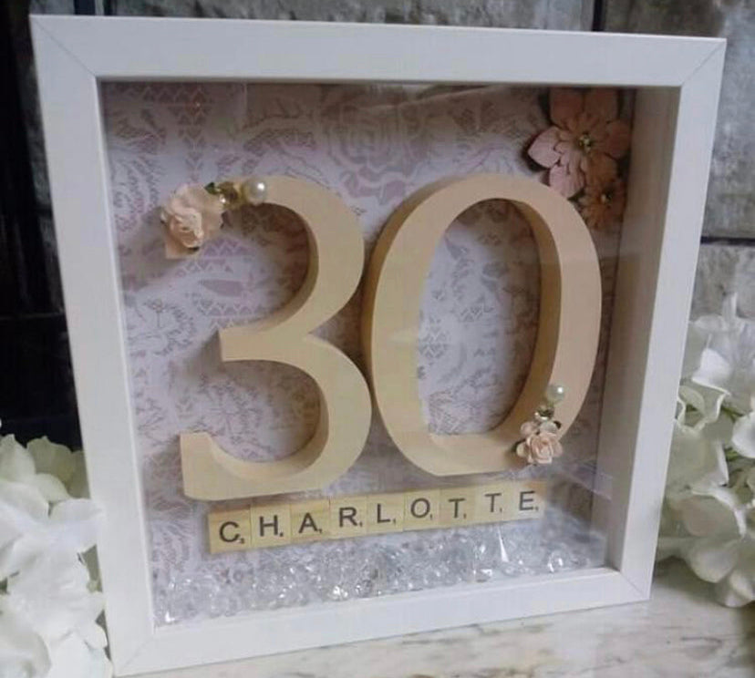 Birthday Frame-Large Numbers