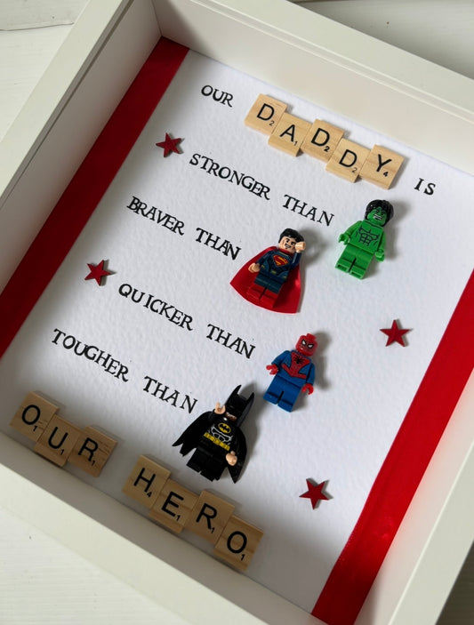 Lego Superhero Frame-dad/grandad