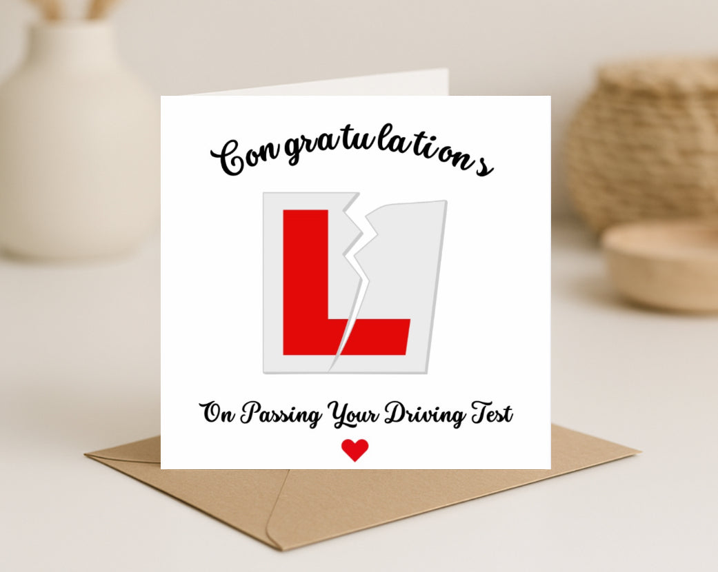 Driving Test Card