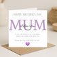 Mothers Day Card-Mum/Mam/Mammy