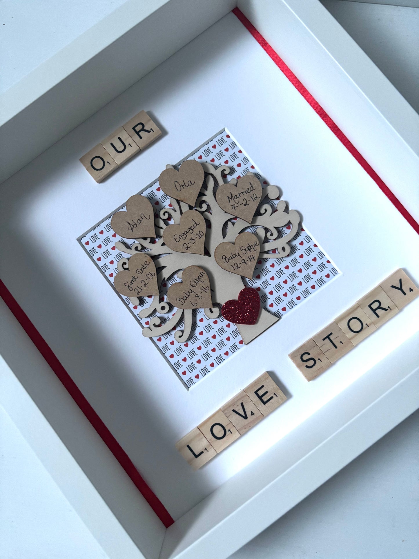 Our Love Story Frame