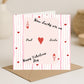 How Lucky Are We Valentines Day Card