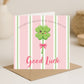 Good Luck Card